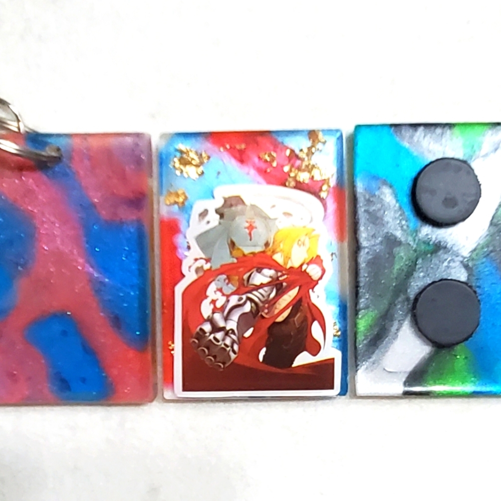 Full Metal Alchemist Keychain or Fridge Magnet "Your Choice"